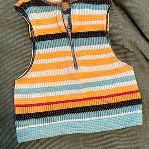 Urban Outfitters knit striped tank top
